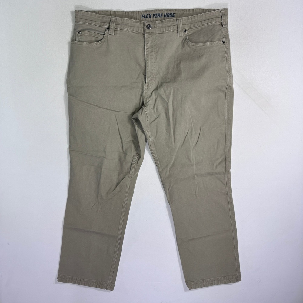 Duluth Trading Co Flex Fire Hose Pants Mens 42x30 (41x28) Workwear Standard Fit